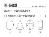 初中數(shù)學(xué)新華東師大版七年級(jí)上冊(cè)3.1 生活中的立體圖形作業(yè)課件2024秋