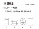 初中數(shù)學(xué)新華東師大版七年級(jí)上冊(cè)3.4 平面圖形作業(yè)課件2024秋