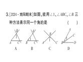 初中数学新华东师大版七年级上册3.6.1 角作业课件2024秋