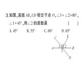 初中數(shù)學(xué)新華東師大版七年級(jí)上冊(cè)第4章 相交線和平行線考點(diǎn)整合與提升作業(yè)課件2024秋