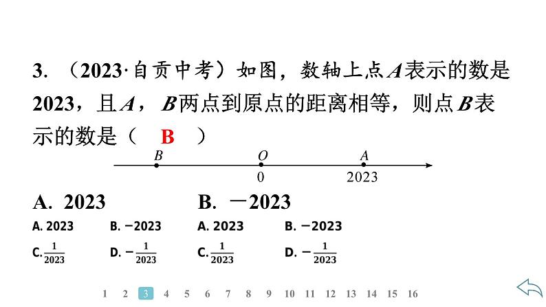 2024统编版数学七年级第一章有理数 1.2.3　相反数习题课件ppt第5页