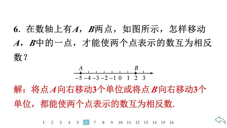 2024统编版数学七年级第一章有理数 1.2.3　相反数习题课件ppt第8页