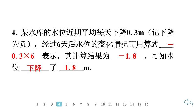 2024统编版数学七年级第二章有理数的运算 2.2.1　有理数的乘法　第1课时　有理数乘法法则习题课件ppt第6页