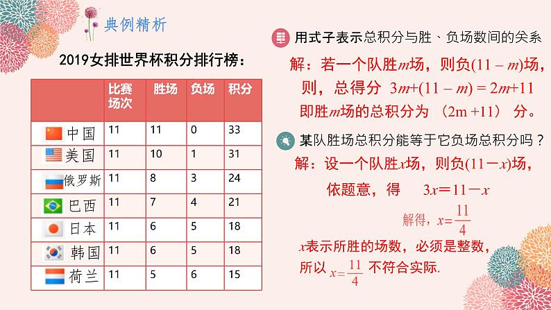 5.3-实际问题与一元一次方程----球赛积分表问题-课件-2024—2025学年人教版数学七年级上册第5页