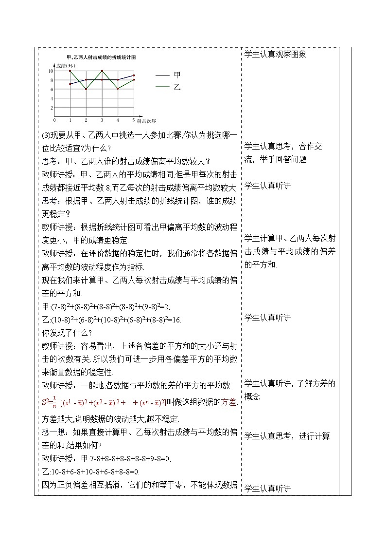 【新课标大单元】浙教版数学八年级下册3.3方差和标准差 课件＋教案＋大单元整体教学设计03