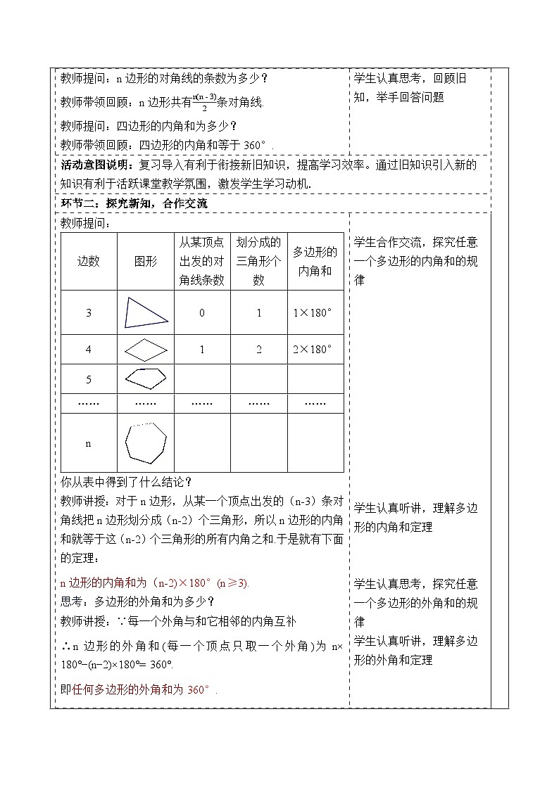 【新课标大单元】浙教版数学八年级下册4.1.2多边形 课件＋教案＋大单元整体教学设计02