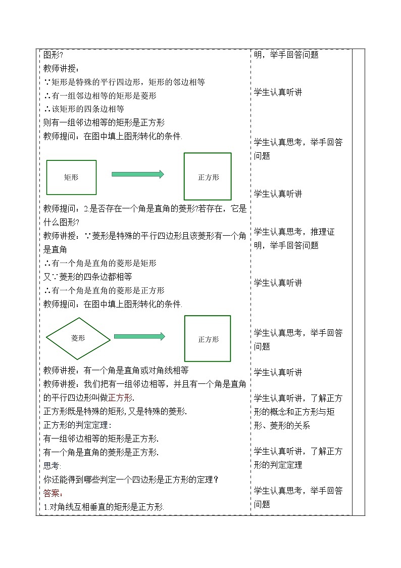 【新课标大单元】浙教版数学八年级下册5.3.1正方形 课件＋教案＋大单元整体教学设计03