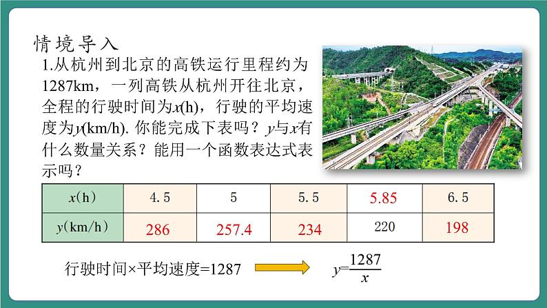 【新课标大单元】浙教版数学八年级下册6.1.1反比例函数 课件＋教案＋大单元整体教学设计05