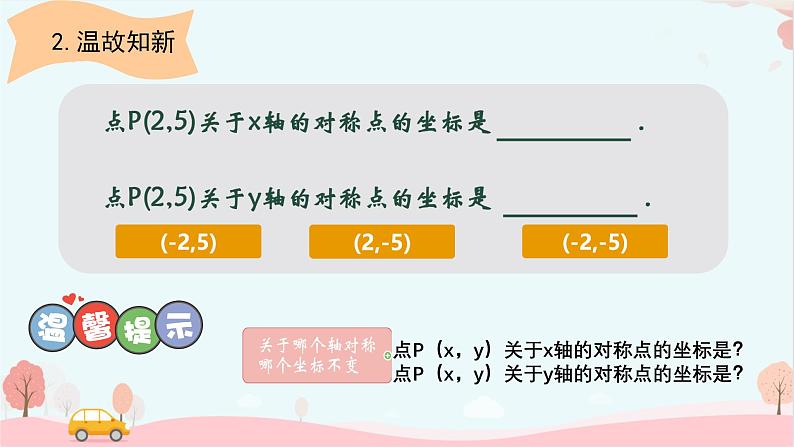 初中数学人教版九年级上册 23.2.3 关于原点对称的点的坐标 课件第5页