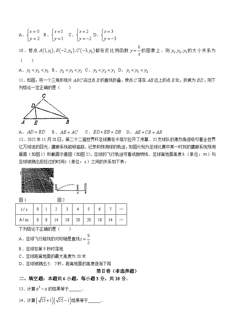 天津市西青区当城中学2023-2024学年九年级下学期月考数学试题(无答案)第2页