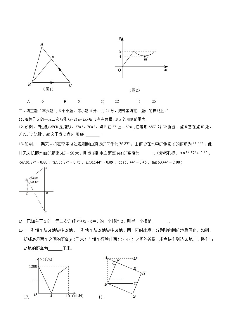 2024年山东省淄博市博山区九年级中考一模数学模拟试题(无答案)第3页