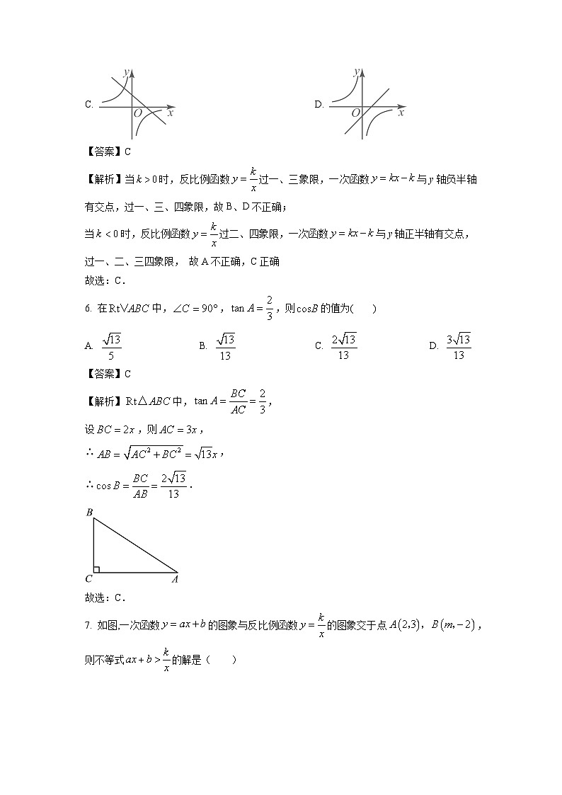 2024-2025学年山东省威海市荣成市16校联盟(五四制)九年级(上)期中数学试卷(解析版)03