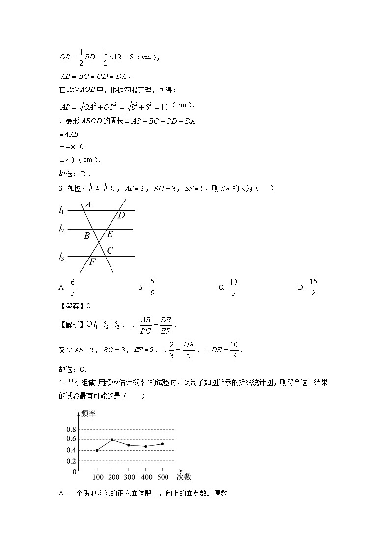 2024-2025学年山东省青岛市市北区九年级(上)11月期中数学试卷(解析版)第2页