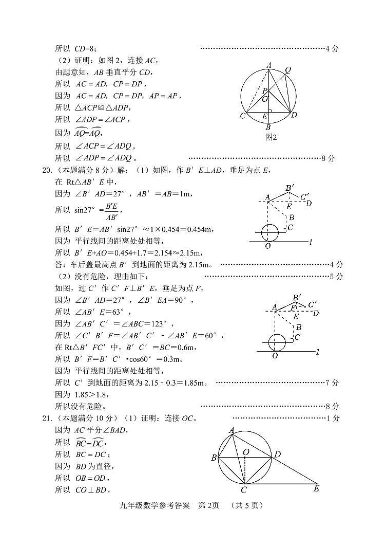 山东省聊城市临清市2024-2025学年九年级上学期期中考试数学试题02