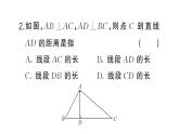 初中数学新华东师大版七年级上册4.1.2 垂线课堂作业课件2024秋