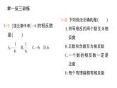 初中数学新华东师大版七年级上册1.3 相反数作业课件（2024秋）