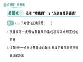 初中數(shù)學(xué)新華東師大版七年級(jí)上冊(cè)第4章 相交線和平行線易錯(cuò)易混專項(xiàng)講練作業(yè)課件（2024秋）