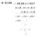 初中数学新华东师大版七年级上册4.1.2 垂线作业课件（2024秋）