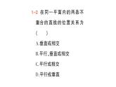 初中数学新华东师大版七年级上册4.2.1 平行线作业课件（2024秋）