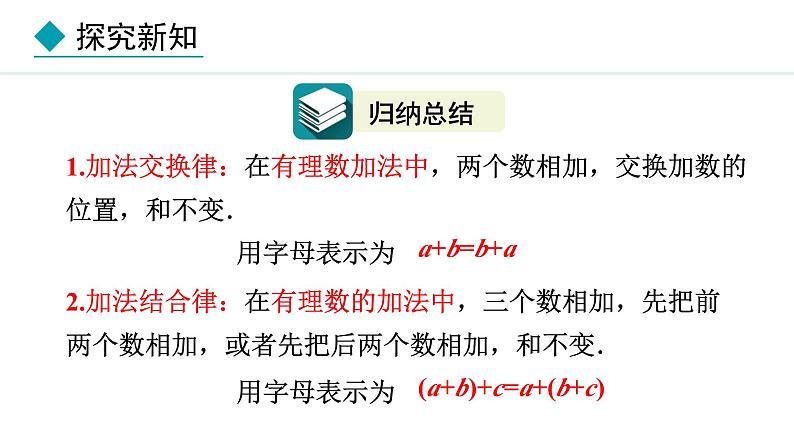 2024版人教版数学七年级上册第二章有理数的运算2.1.1  有理数的加法  第2课时 教学课件ppt第6页