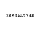 初中數(shù)學(xué)新華東師大版七年級上冊第2章 整式及其加減易錯易混專項講練作業(yè)課件（2024秋）