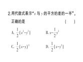 初中數(shù)學(xué)新華東師大版七年級上冊第2章整式及其加減（二）（第2章）綜合練習(xí)課件2024秋