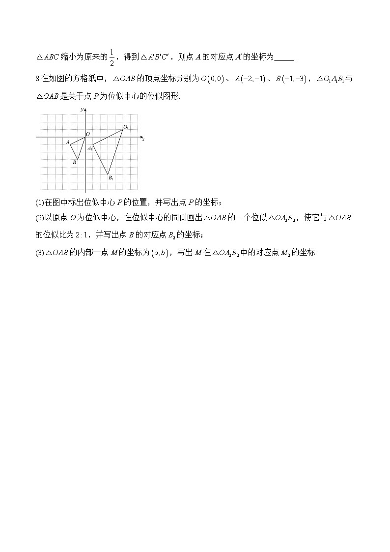 27.3 位似 九年级下册人教版数学课堂满分练(含答案)第3页