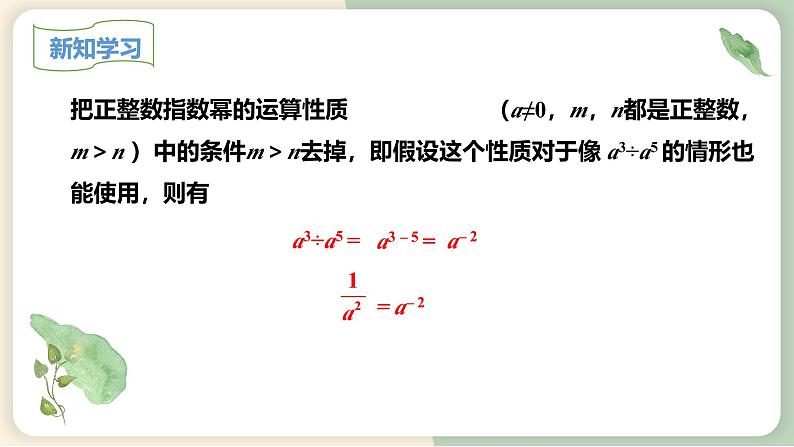 15.2.3 整数指数幂 初中数学人教版八年级上册教学课件第5页