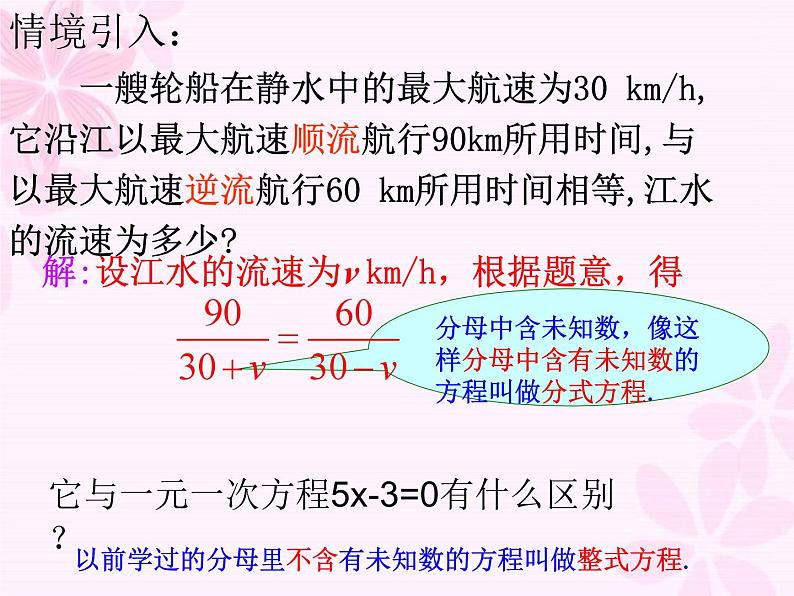 15.3 分式方程 初中数学人教版八年级上册课件第2页