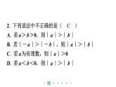 2024統(tǒng)編版數(shù)學七年級上冊第二章有理數(shù)的運算 專題3　含字母的符號判斷問題【高頻易錯】習題課件ppt