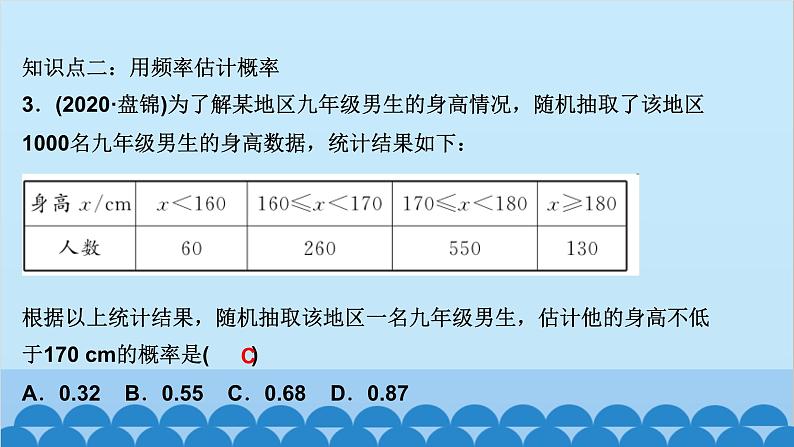 3.2　用频率估计概率第4页
