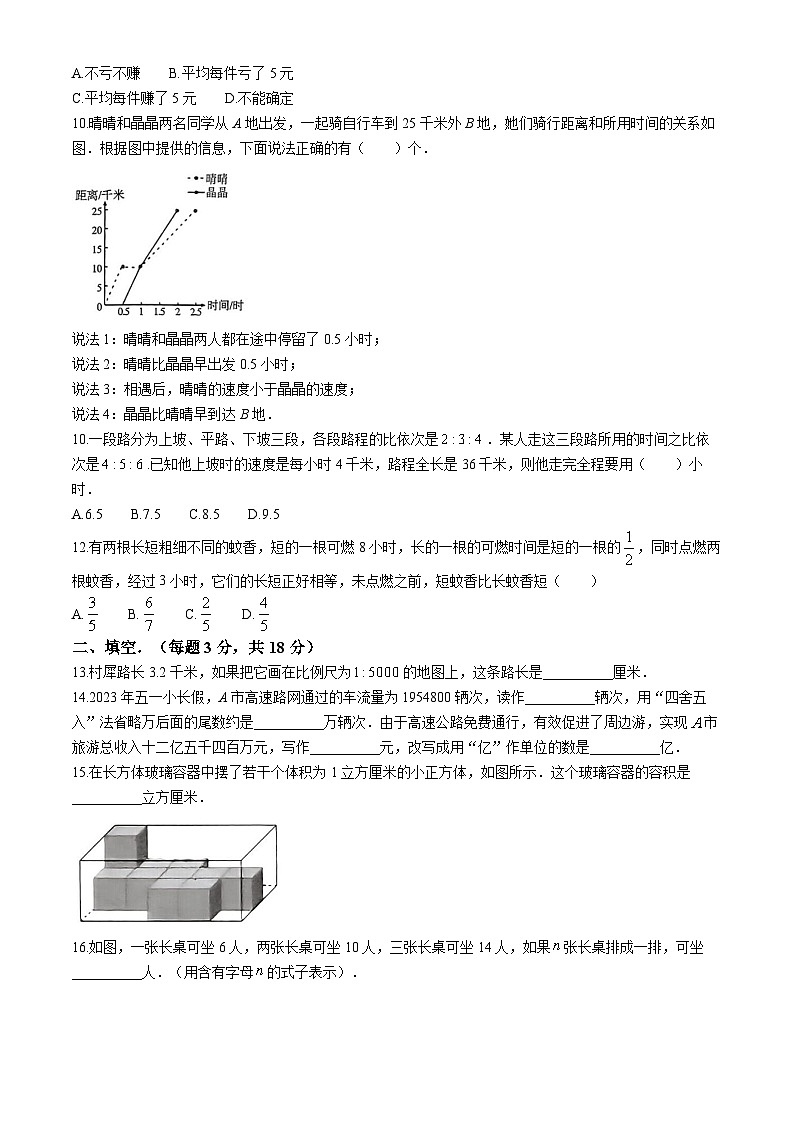 四川省眉山市仁寿县眉山天府新区2024-2025学年七年级上学期11月期中数学试题第2页