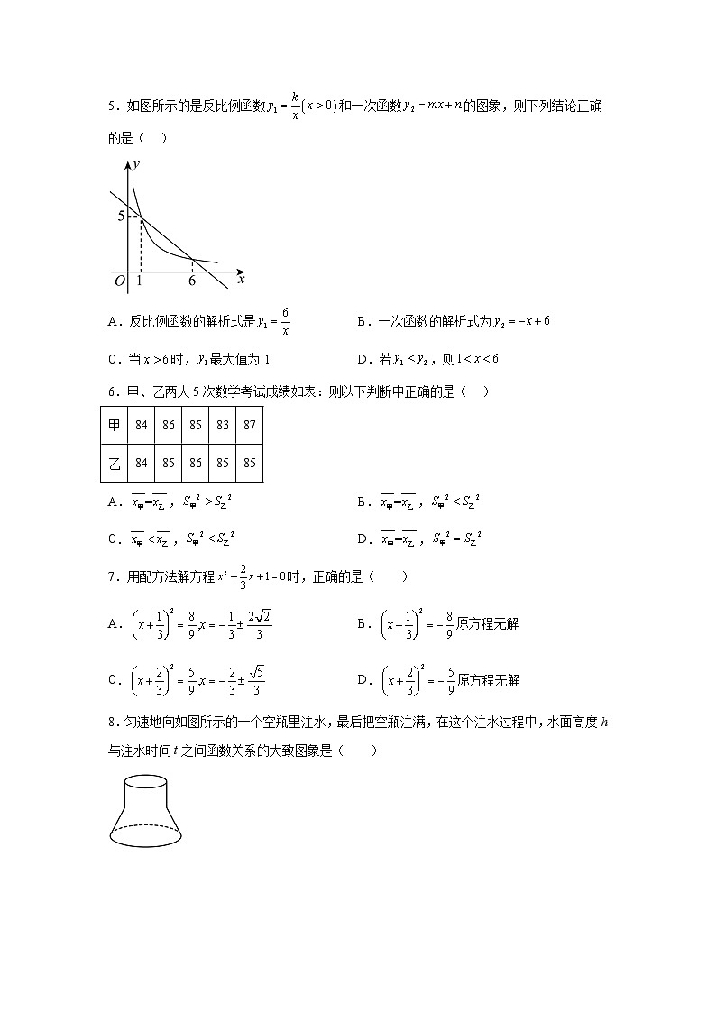 2024年山东省菏泽市郓城县中考一模数学模拟试题(含解析)第2页