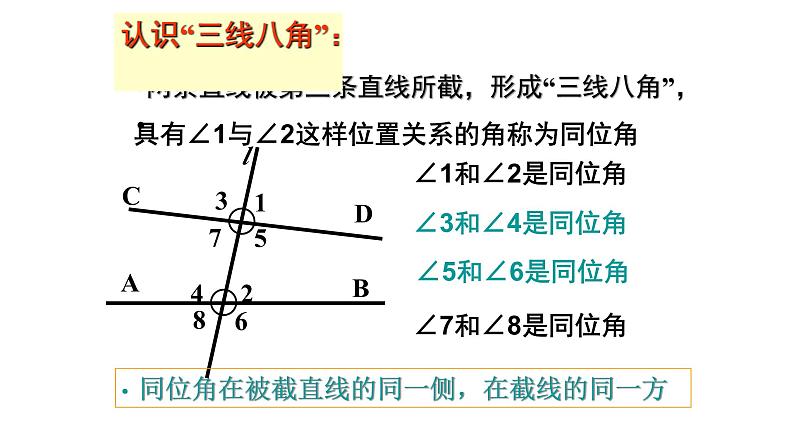 7.2探索直线平行的条件课件2023—-2024学年鲁教版（五四制）数学六年级下册第5页