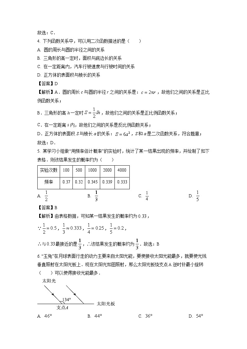 2023~2024学年山东省德州市乐陵市九年级(上)期中数学试卷(解析版)第2页