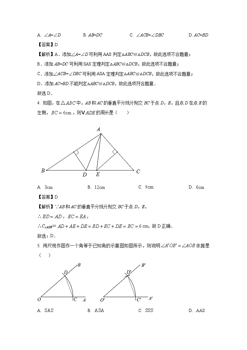 2024~2025学年山东省滨州市阳信县集团校联考八年级(上)10月月考数学试卷(解析版)第2页