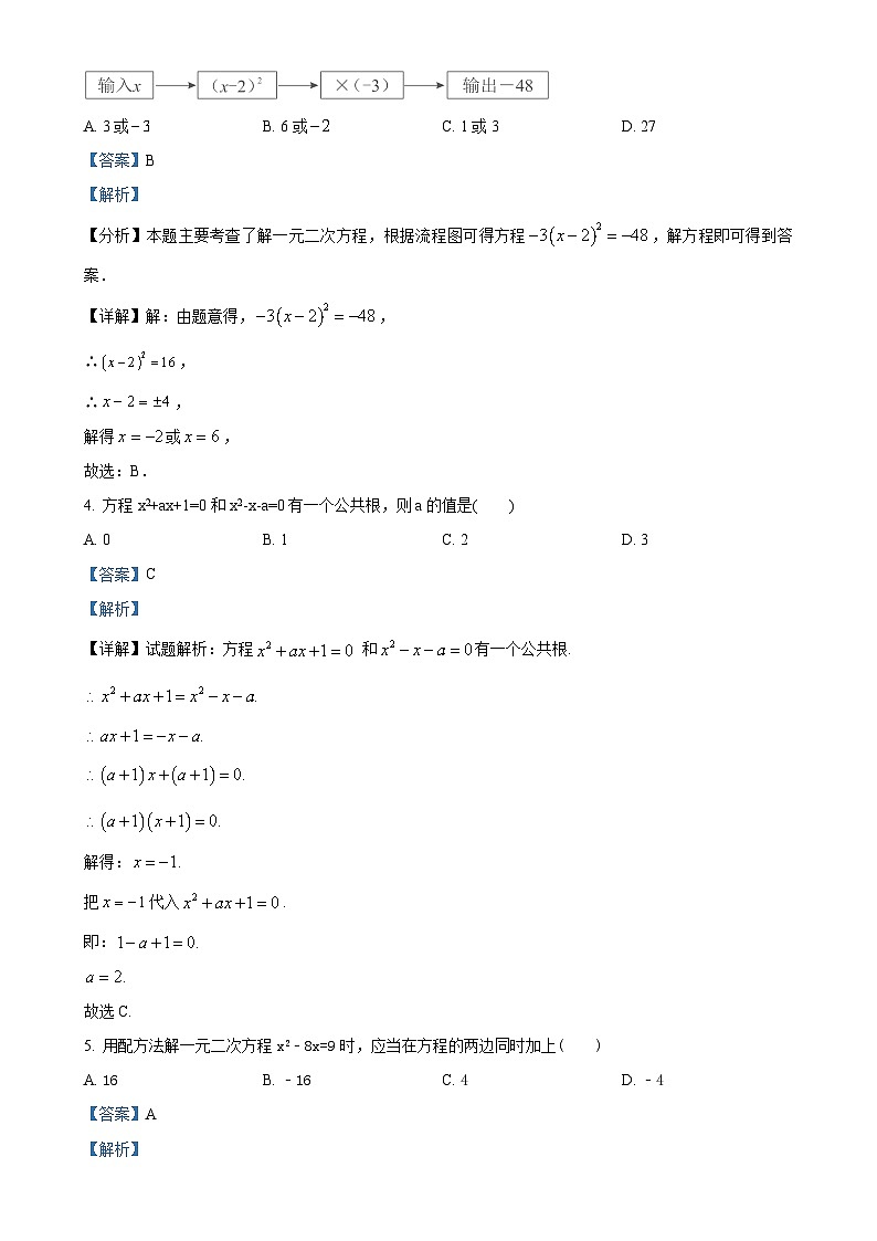 人教版2024-2025学年九年级数学上册  第一次月考测试卷（解析版）-A4第2页