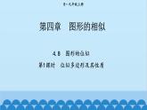 北师大版数学九年级上册 4.8 第1课时 位似多边形及其性质课件