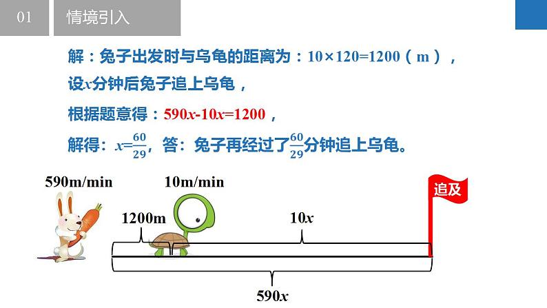 4.3.2用一元一次方程解决问题——行程问题（同步课件）  七年级数学上册同步（苏科版2024）第8页