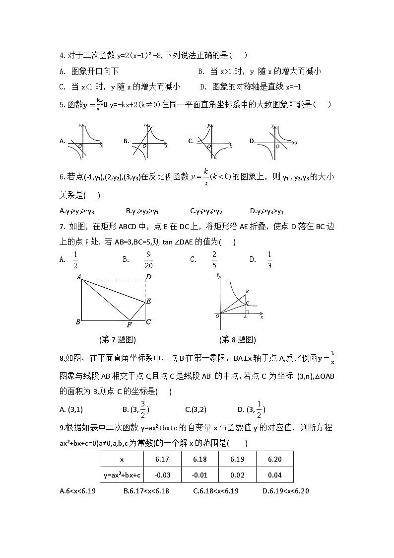 山东省东营市利津县2024-2025学年九年级上学期期中考试数学试题第2页