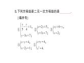 初中數(shù)學(xué)新滬科版七年級上冊3.4第1課時(shí) 二元一次方程組課堂作業(yè)課件2024秋