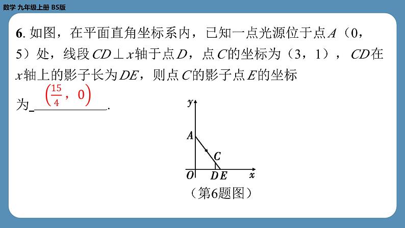 第5章 投影与视图回顾与思考 北师大版九年级数学上册课外培优课件第6页