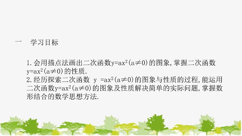 26.2.1 二次函数y=ax²的图象与性质 华师大版数学九年级下册 课件第2页