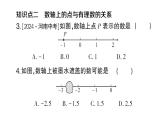 初中數(shù)學(xué)新滬科版七年級上冊1.2第1課時(shí) 數(shù)軸課堂作業(yè)課件2024秋