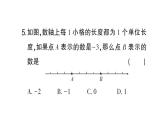初中數(shù)學(xué)新滬科版七年級上冊1.2第1課時(shí) 數(shù)軸課堂作業(yè)課件2024秋