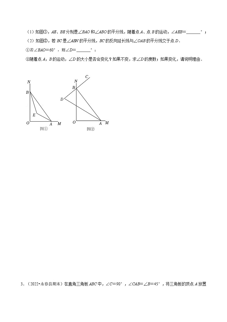 人教版数学八上同步提升训练专题11.6 角度计算的综合大题专项训练（30道）（原卷版）第2页
