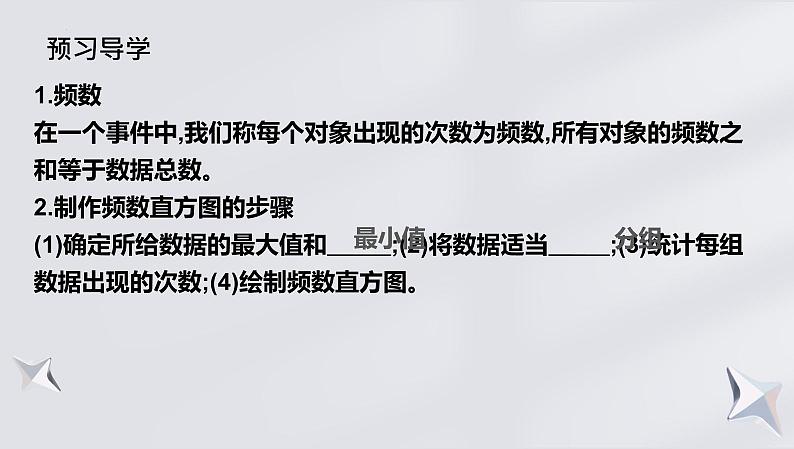 6.3.1数据的表示第2课时频数直方图随堂课件2024-2025学年北师大版（2024）数学七年级上册第3页