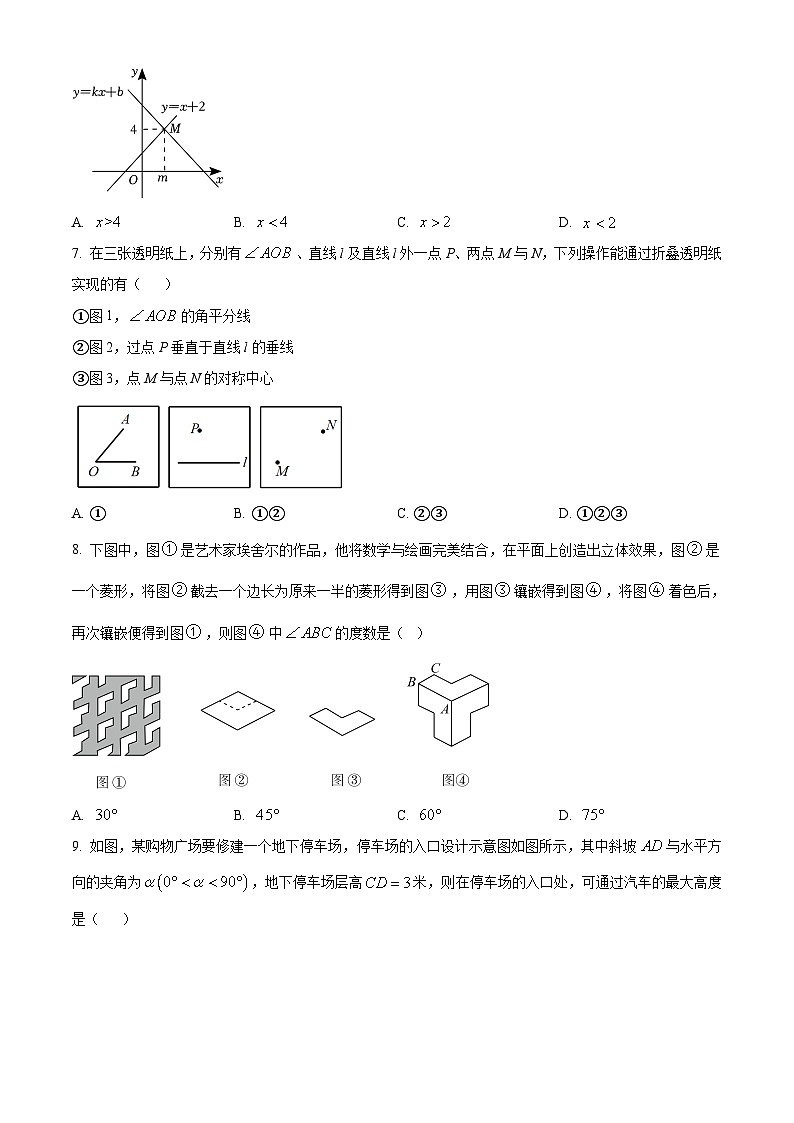 2024年内蒙古兴安盟乌兰浩特市第五中学中考模拟数学模拟试题第2页