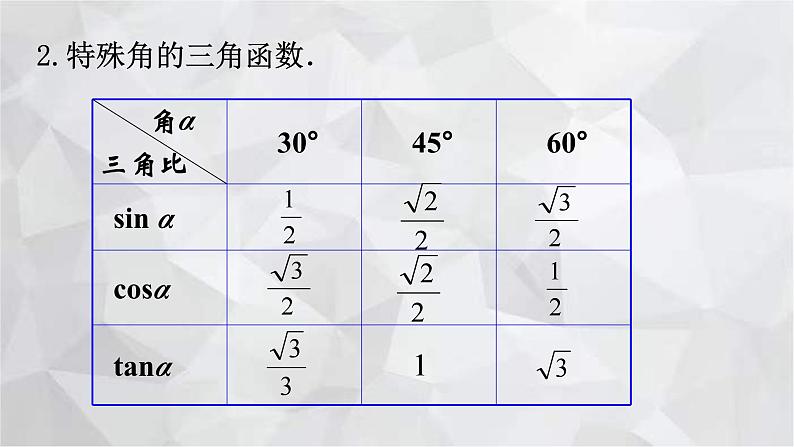 2023-2024学年青岛版数学九年级上册期中复习 第2章 解直角三角形 课件第7页