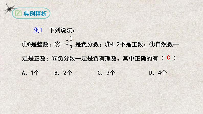 人教版数学七年级上册同步讲练课件1.2.1有理数第8页